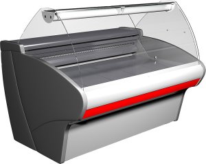 Витрина холодильная Carboma G110 SM 1,25-1 без боковин (ВХС-1,25ш Carboma G110)