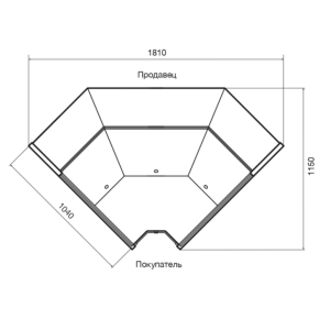 Витрина холодильная Dazzl Galaxy 080 Plug-in ЗУ 90 динамика