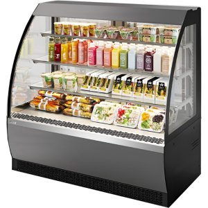 Витрина кондитерская Chilz VETE OFT 130 серый матовый, шлифованная нержавейка