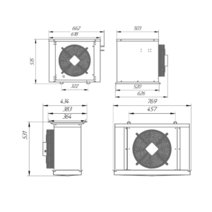 Сплит-система холодильная низкотемпературная Intercold LCM 324 FT Evolution - Изображение 3