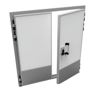 Дверь холодильная распашная двустворчатая НТ-РДД-1800*3000/120 - Изображение 4