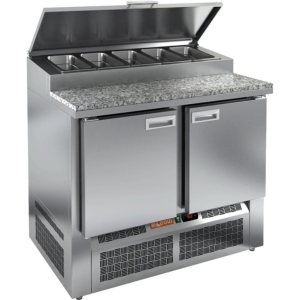 Стол холодильный для пиццы HiCold PZE2-11/GN камень