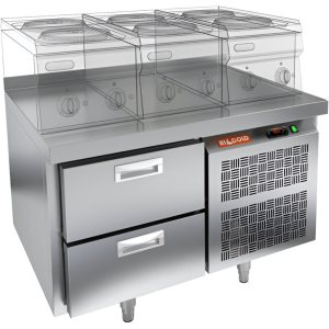 Стол охлаждаемый HiCold GN 2/TN LT под тепловое оборудование