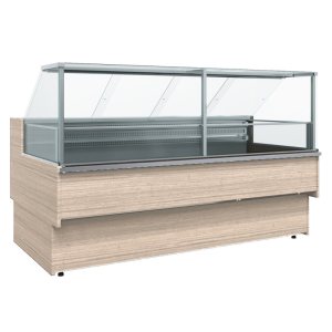 Витрина холодильная Carboma GC110 VM 2,5-1 (ВХС-2,5 Carboma GC 110 (динамика)) (1006 дуб)