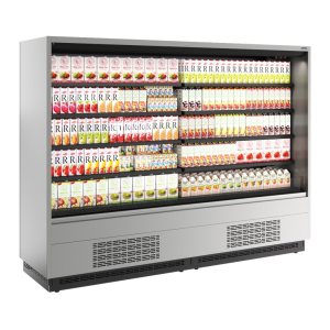 Горка холодильная Carboma FC20-07 VM 2,5-2 0030 (версия 2.0) (9006-9005) (бок металл с зеркалом)