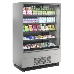 Горка холодильная Carboma FC20-07 VM 1,0-1 0030 LIGHT фронт X0 (версия 2.0) (цвет по схеме)