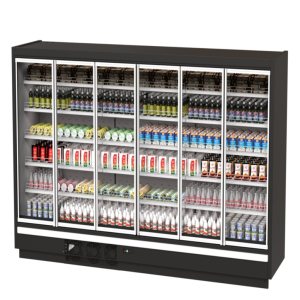 Горка холодильная Kifato Прага 3750×900×2050 (с дверьми, выносной агрегат)