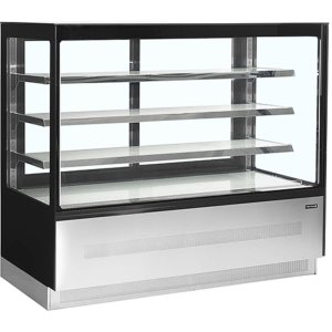 Витрина кондитерская TEFCOLD LPD1503F/BLACK черная/нерж